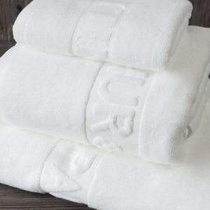Hotel Towels With Woven Logo